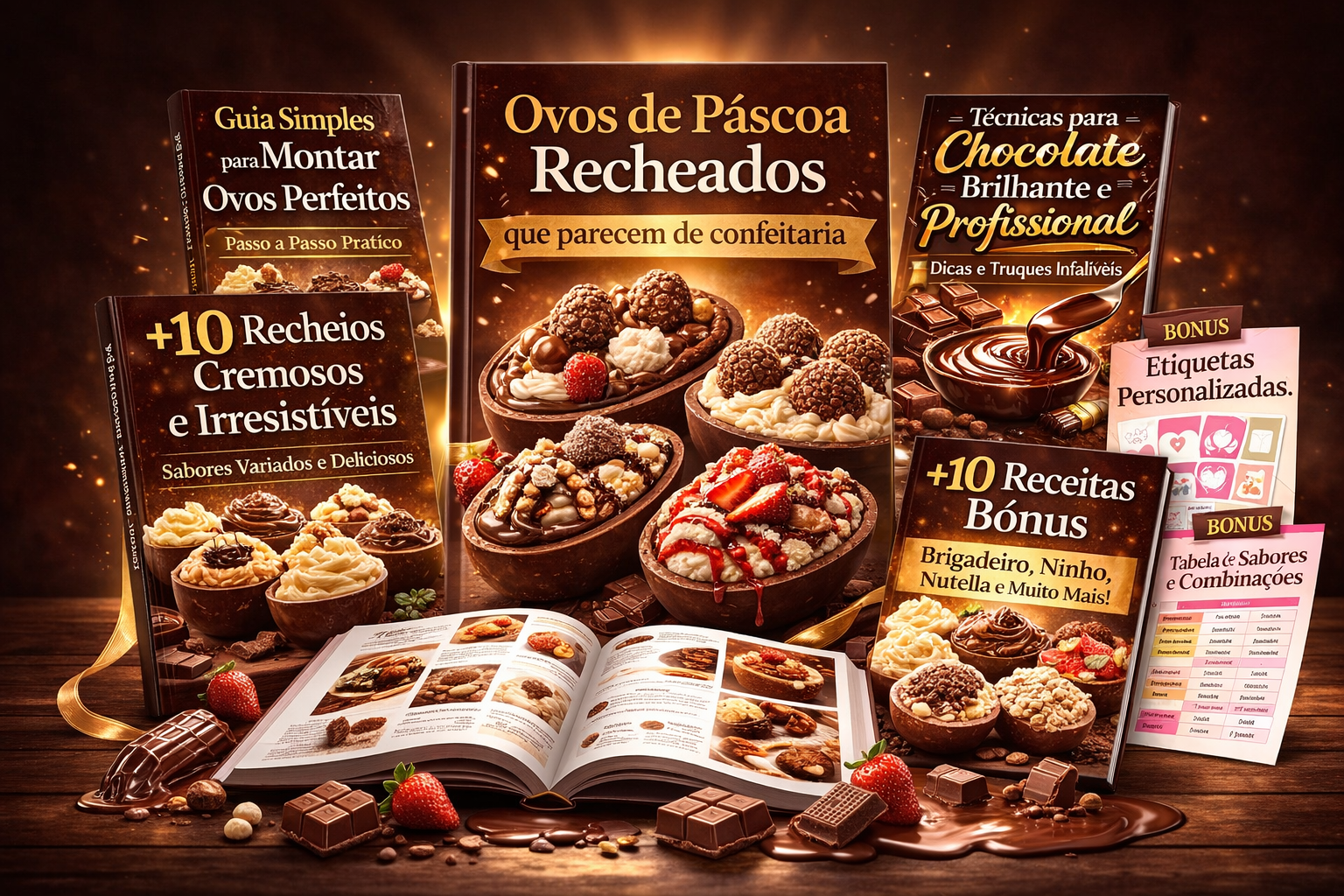 Ovos de Páscoa Recheados Premium